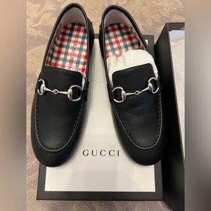 Gucci boys loafers black with silver horsebit size 31 (US size 13.5) brand new